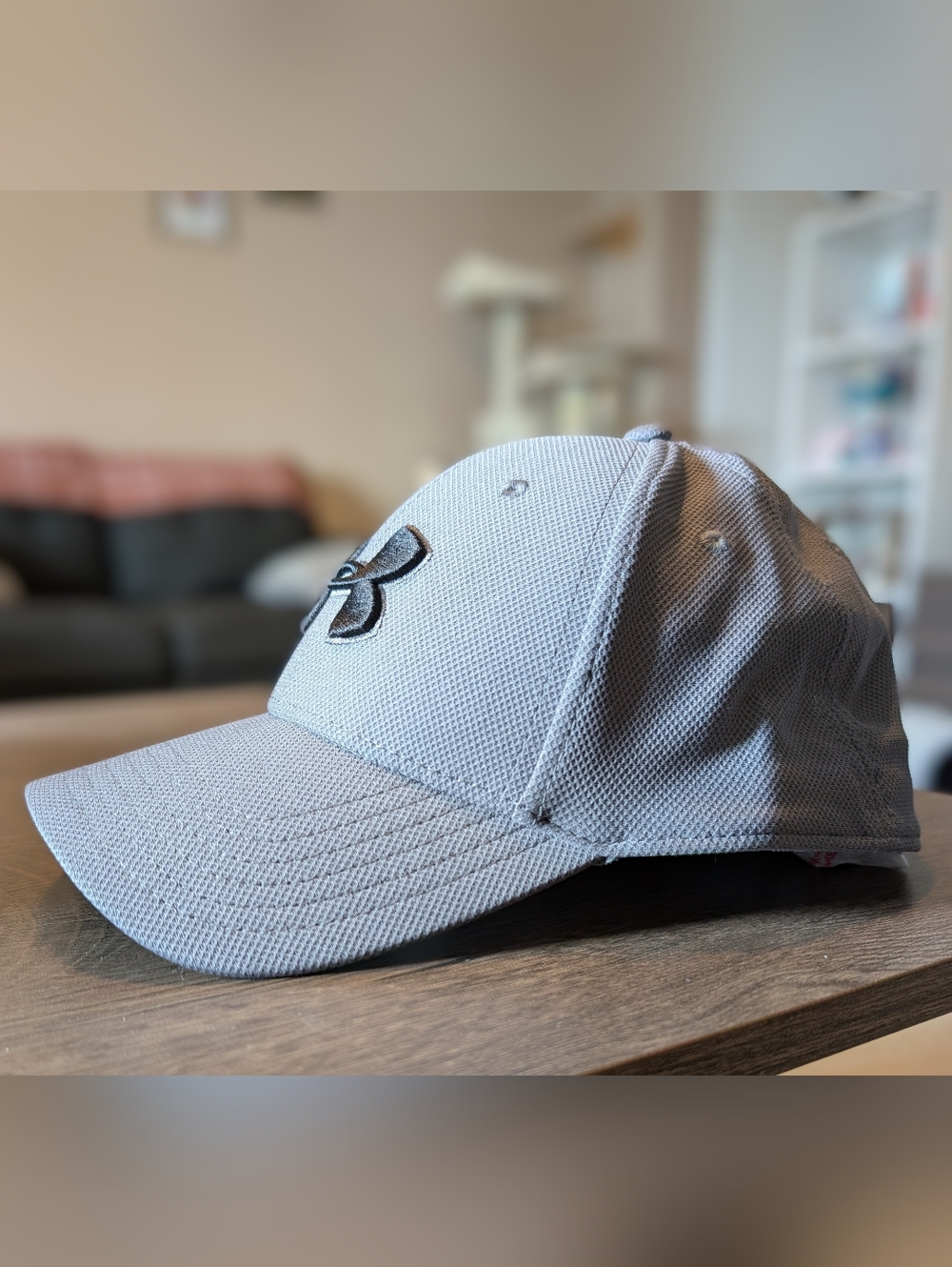 Under Armour Men’s Classic Fit Baseball Cap - Bundle Of 2 Black & Light Gray. - Picture 7 of 9